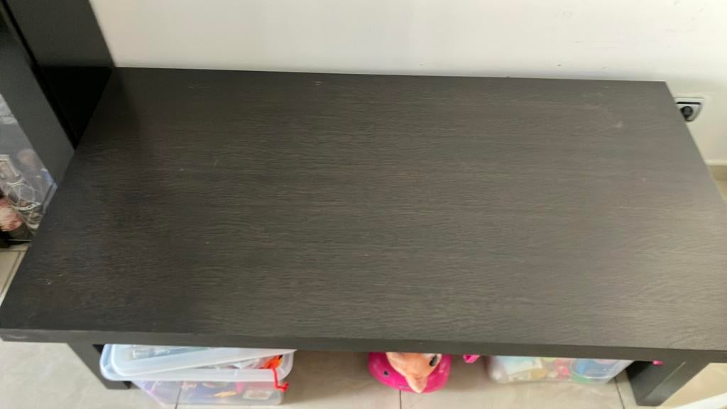 Table basse en bois.., Ophalen, Gebruikt, 100 tot 150 cm, 50 tot 100 cm