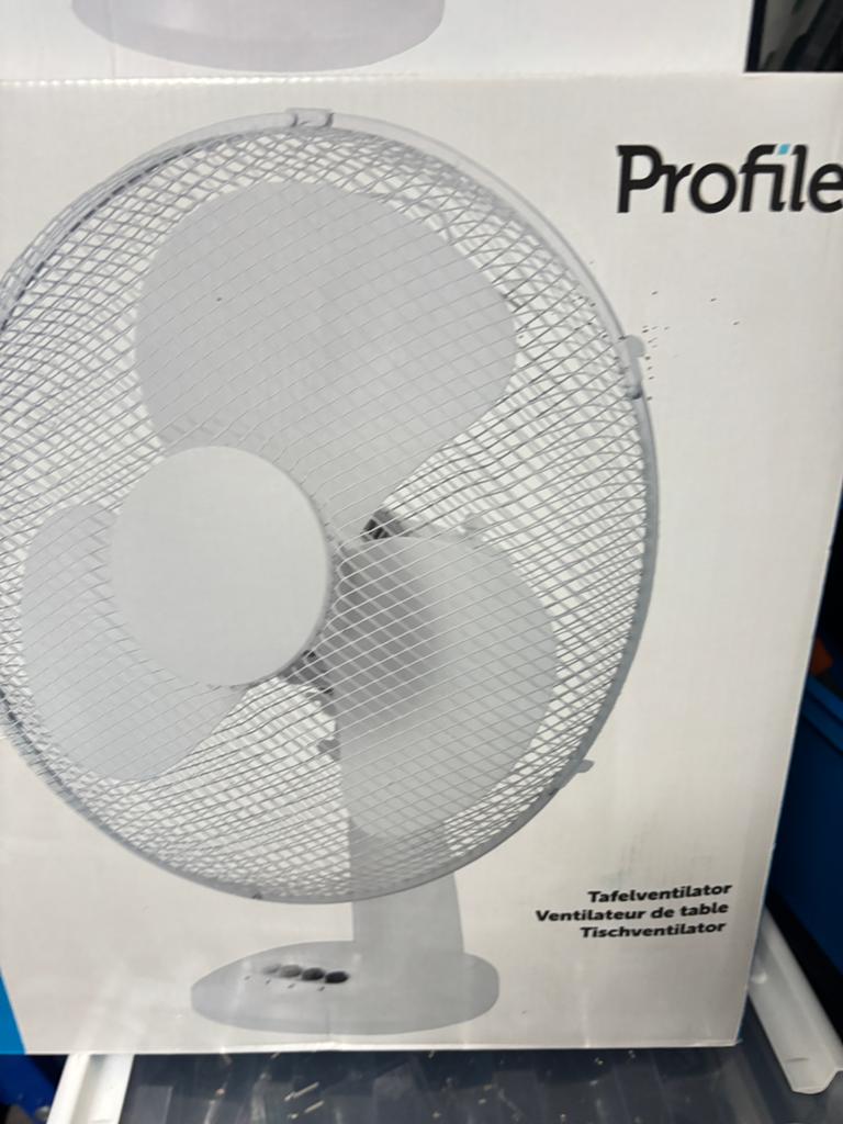 Tafelventilator 40cm nieuw, Elektronische apparatuur, Ventilatoren, Ophalen, Nieuw, Tafelventilator