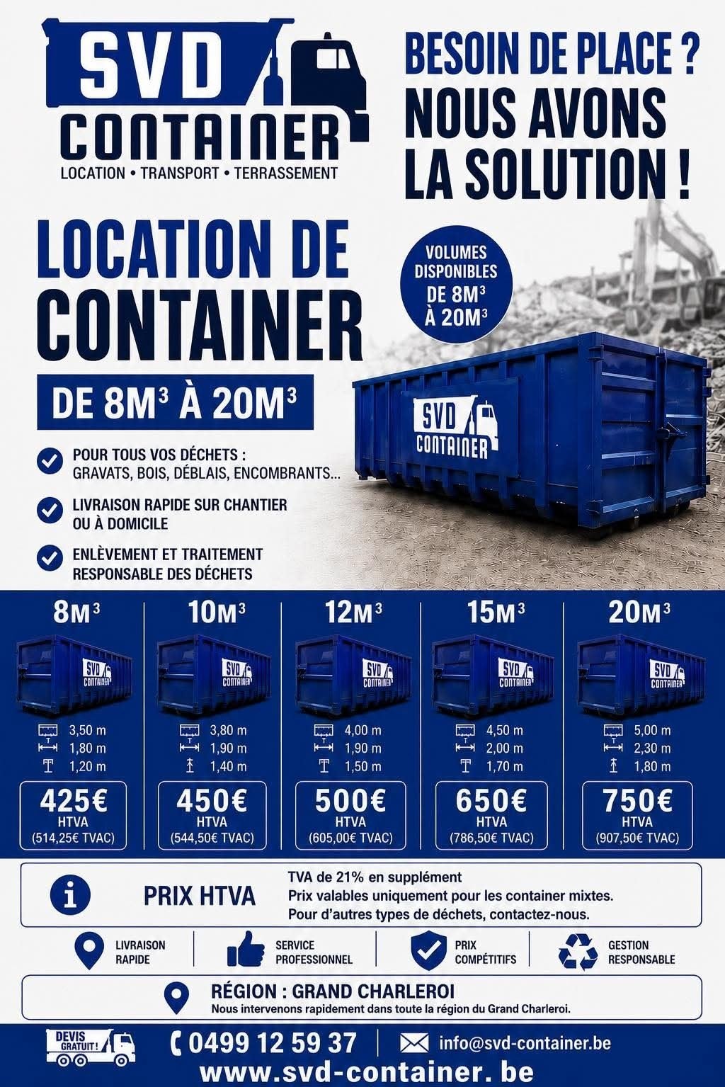 Location de container