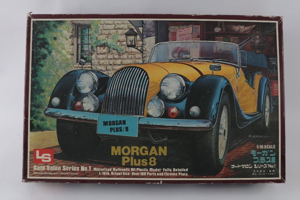1/16e Ls Morgan Plus 8 Auto salon series, Overige merken, Auto, Verzenden, Groter dan 1:32