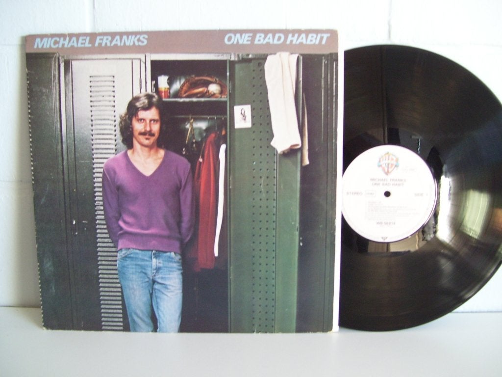 MICHAEL FRANKS  one bad habit, CD & DVD, Vinyles | Jazz & Blues, 12 pouces, Enlèvement ou Envoi, Comme neuf, Avec pochette intérieure