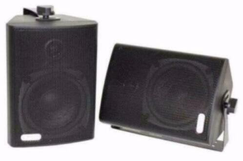 Surround Speakers 2 x 45 Watt met beugels Zwart, Ophalen of Verzenden, Nieuw, Minder dan 60 watt, Overige merken