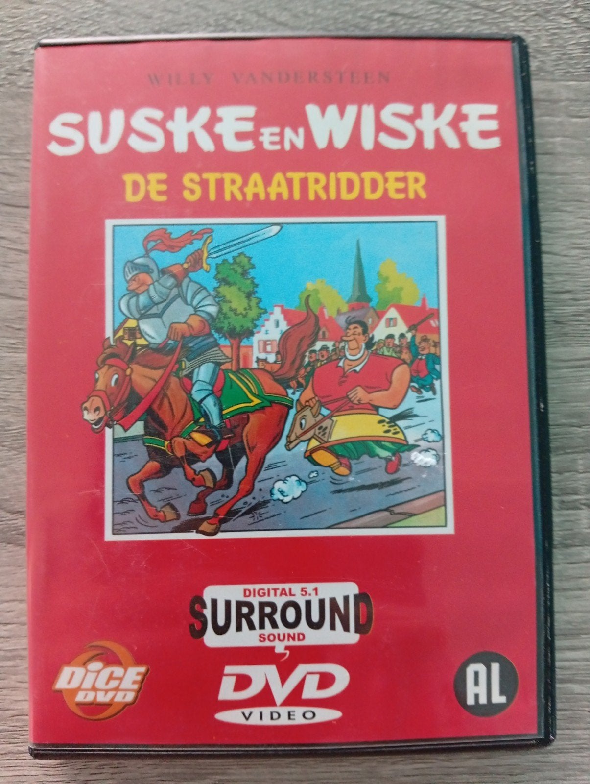 Suske en Wiske de Straatridder tekenfilm dvd, Cd's en Dvd's, Dvd's | Kinderen en Jeugd, Animatie, Alle leeftijden, Zo goed als nieuw