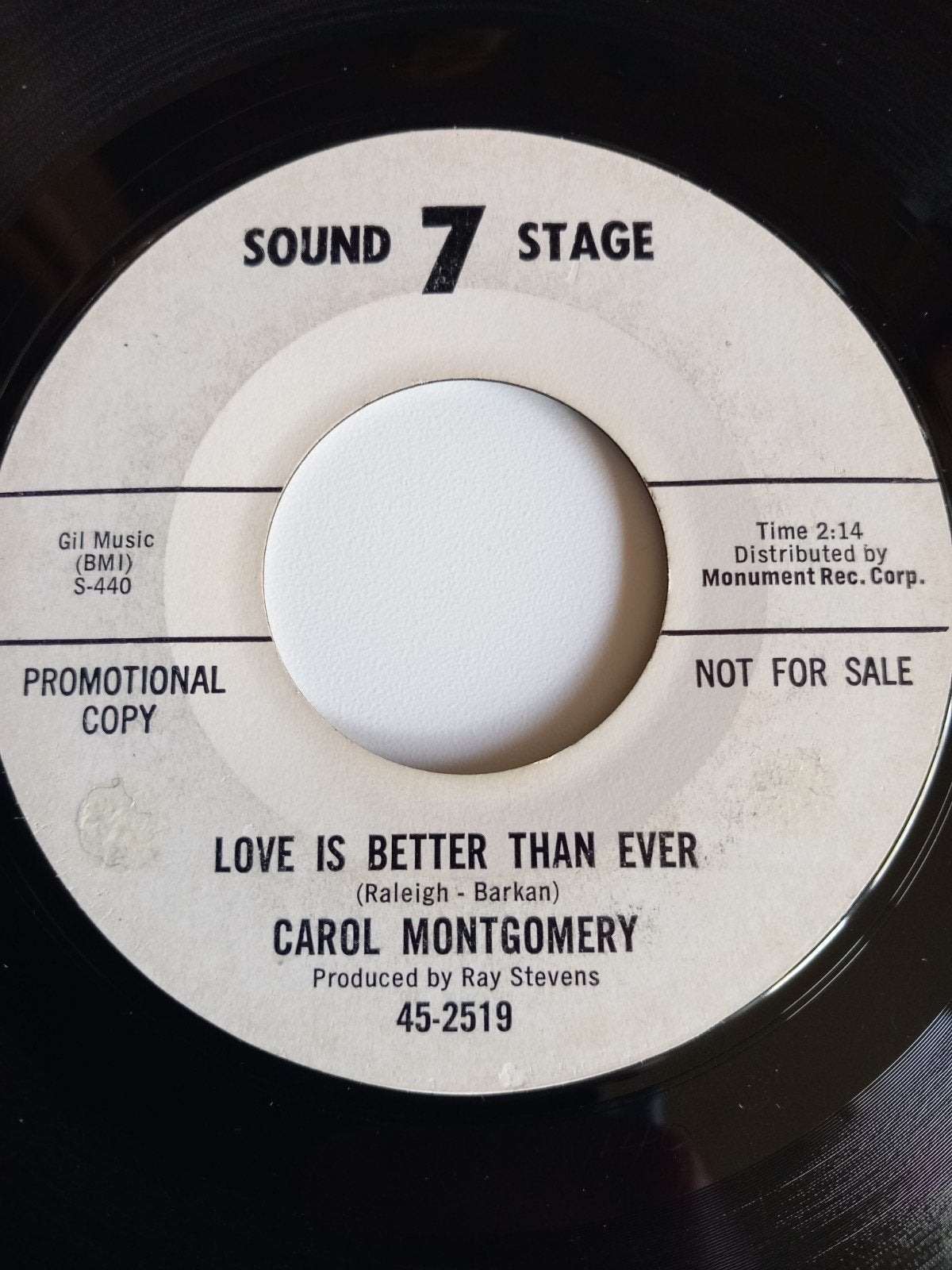 CAROL MONTGOMERY. 2 FACE POPCORN OLDIES 60s USA 45T