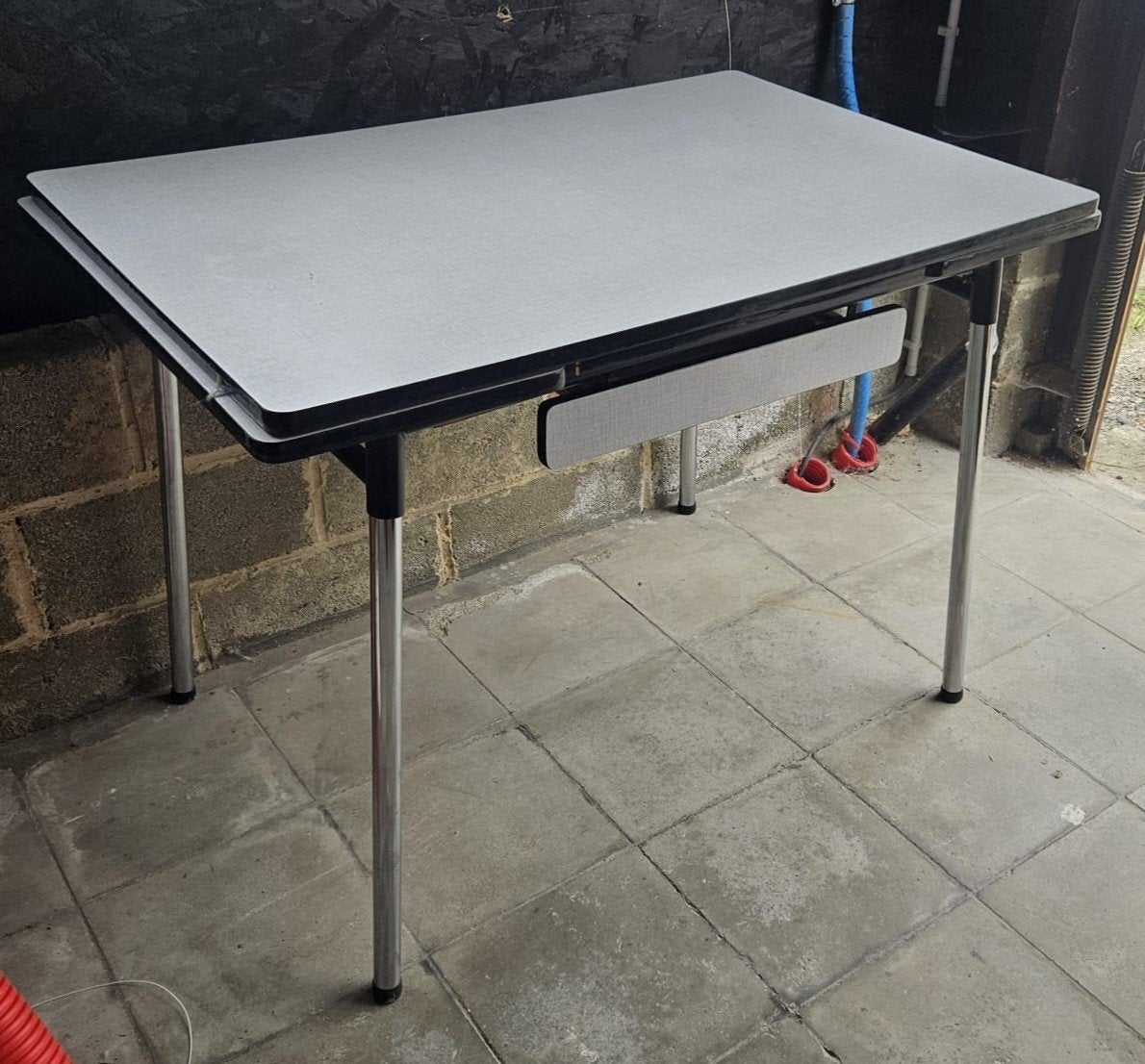 vintage Formica tafel, Ophalen
