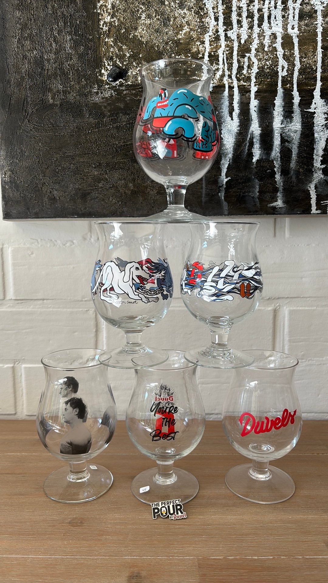 Duvel - set van 6 glazen, Enlèvement, Neuf, Verre ou Verres, Duvel