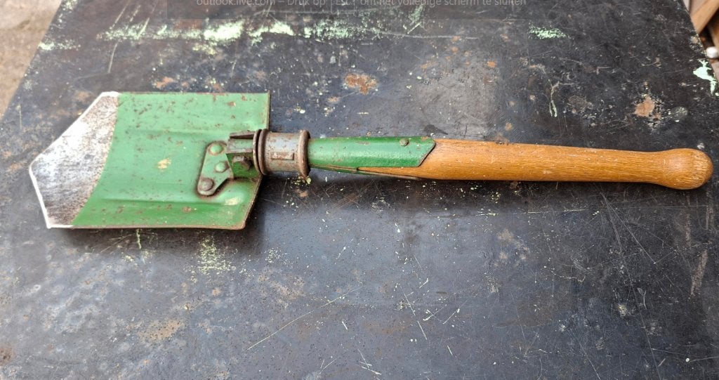 VINTAGE PLOOISCHOP( Legerschop), Verzamelen, Ophalen of Verzenden, Overige soorten