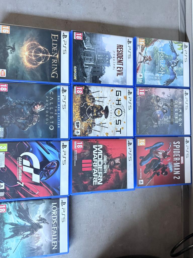 Verschillende games te koop, Games en Spelcomputers, Games | Sony PlayStation 5, Ophalen, Zo goed als nieuw