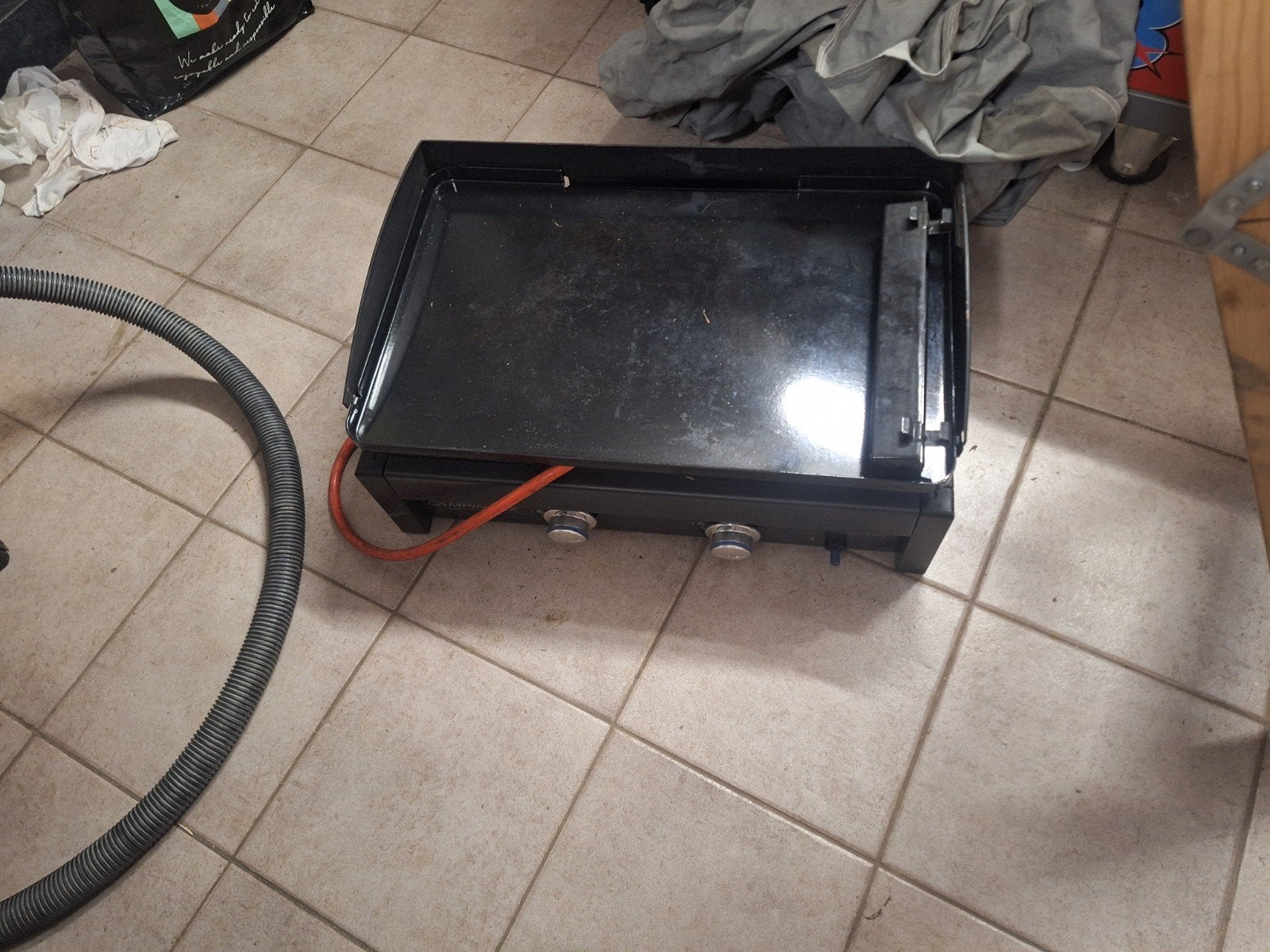plancha au gaz campingaz, Ophalen, Gebruikt