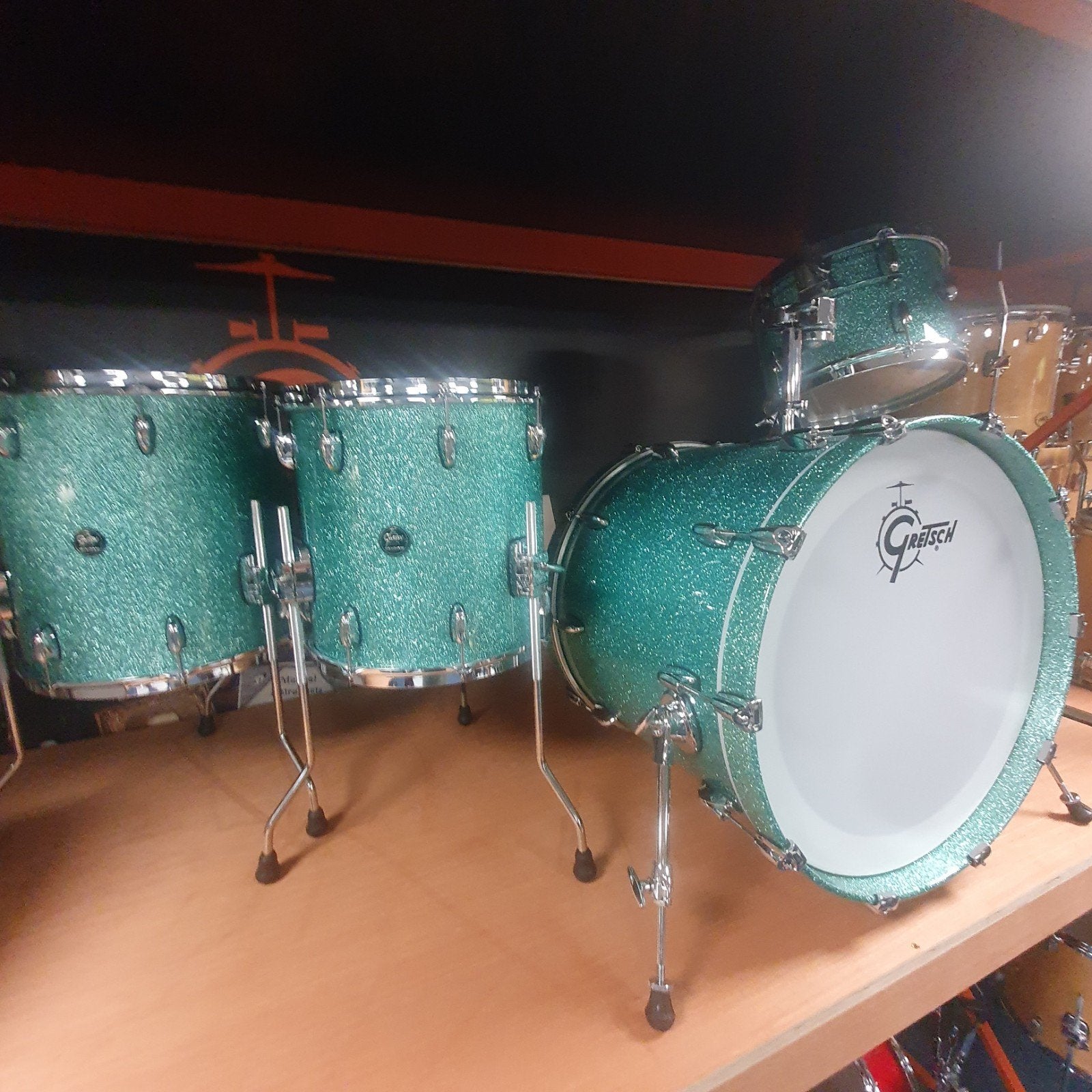 Gretsch Renown maple: Limited Edition set. Turquoise sparcle, Muziek en Instrumenten, Ophalen of Verzenden, Nieuw, Overige merken