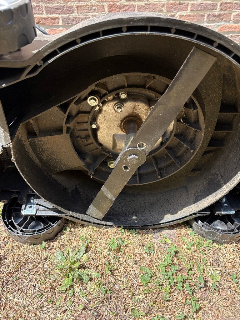 grasmaaier, Ophalen, Cirkelmaaier, Nieuw, Benzine-grasmaaier
