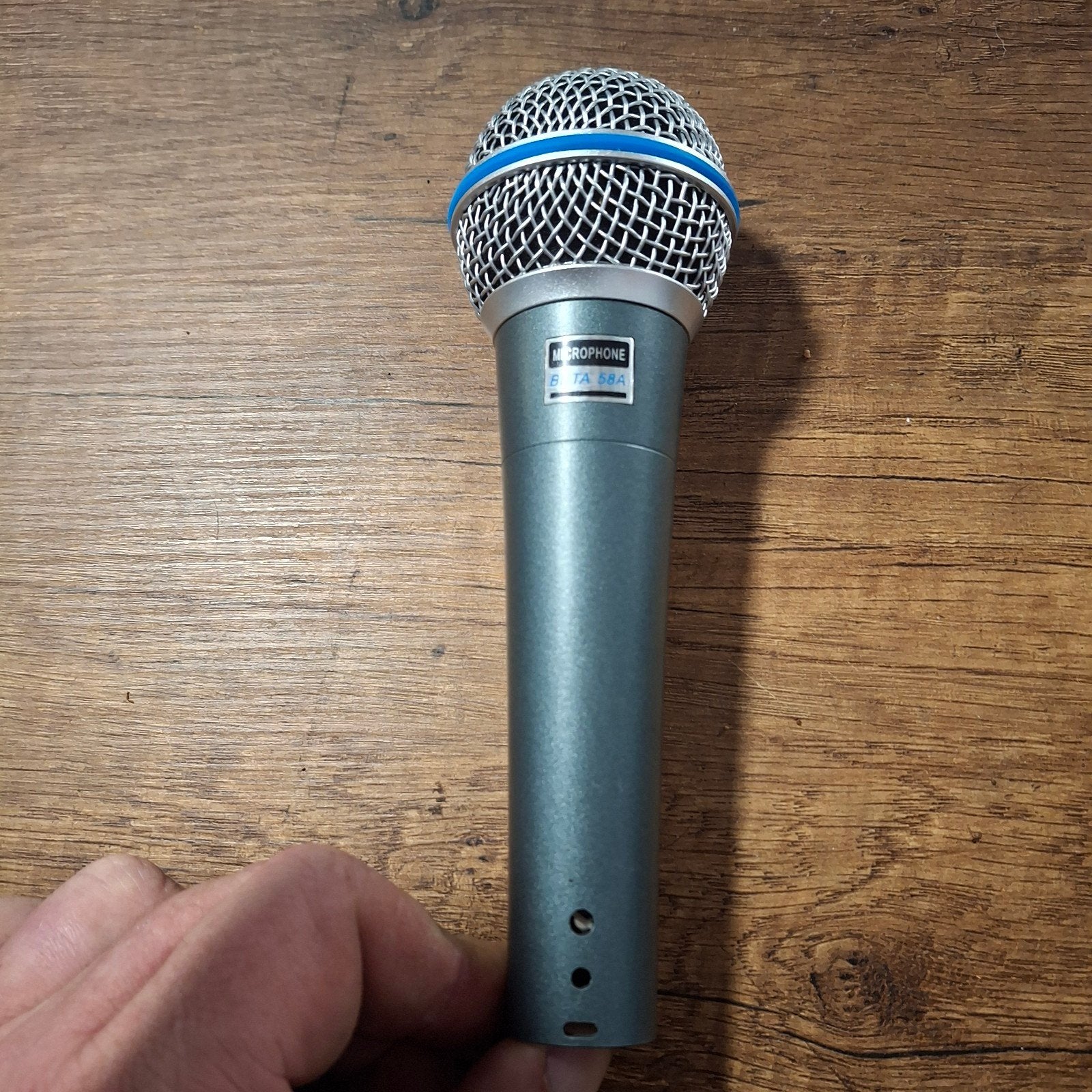 shure beta 58a, Muziek en Instrumenten, Ophalen, Zo goed als nieuw, Studiomicrofoon