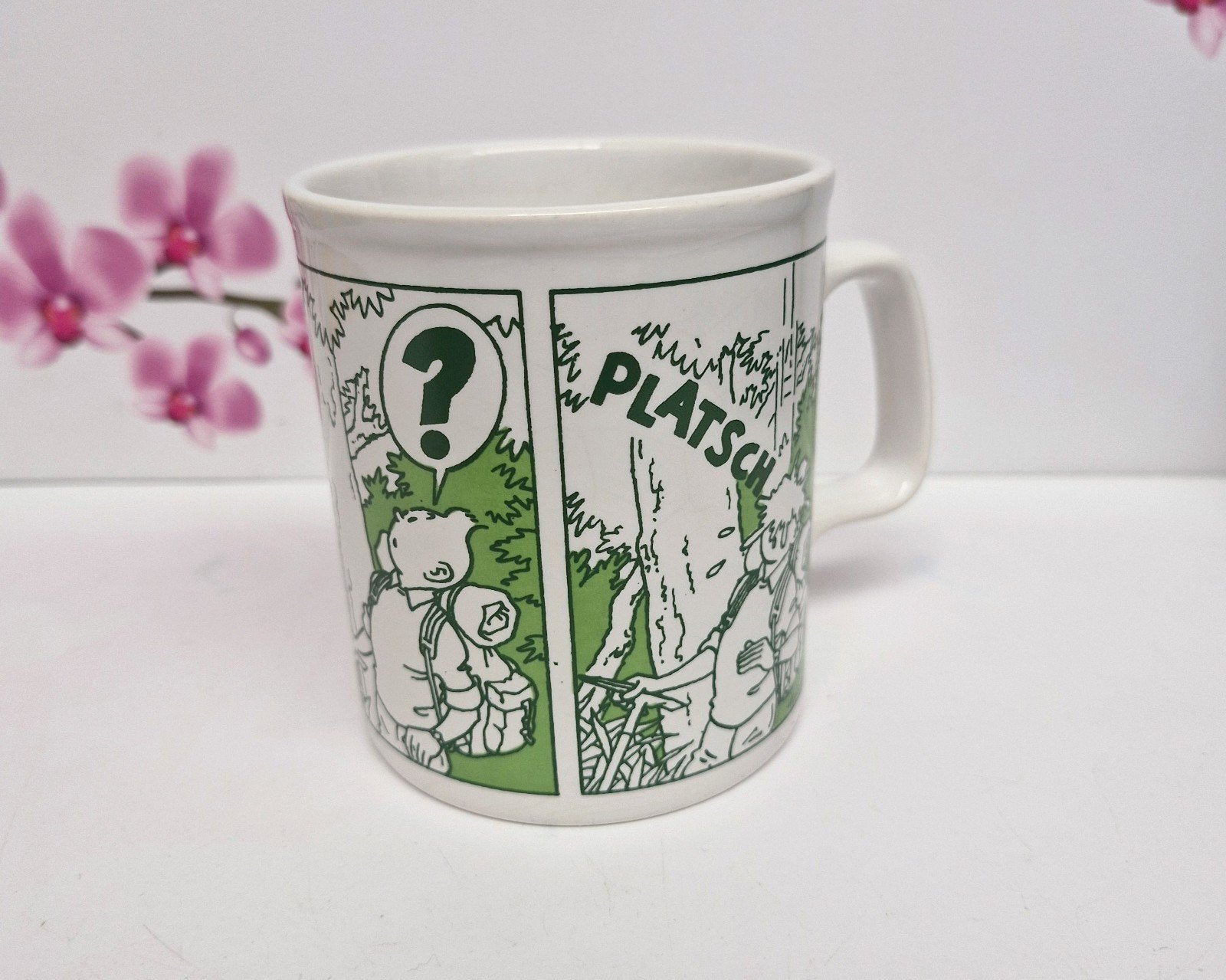 💚 Vintage Kuifje-mok, Verzamelen, Ophalen of Verzenden