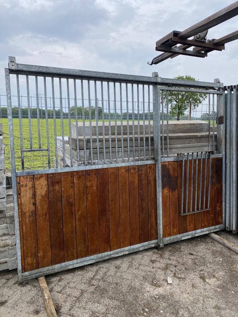 paardenboxen voorwanden 7 stuks