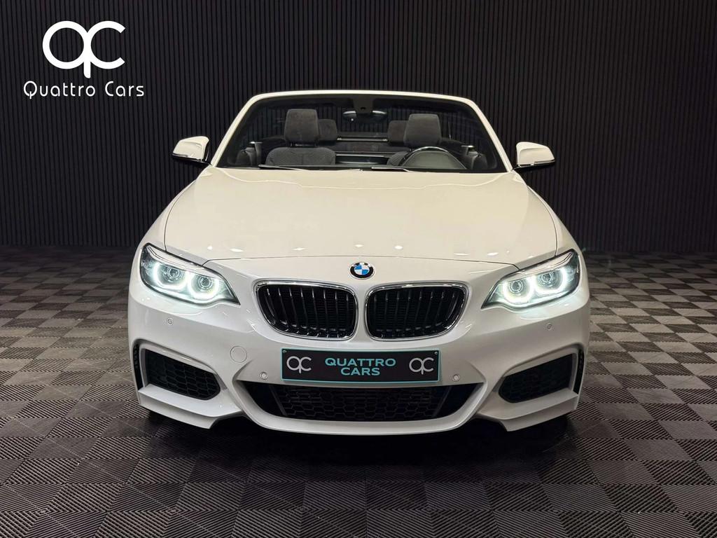 BMW 2 Serie 218 Cabrio - Pack M - Boite auto - HK - Sieges c, Auto's, BMW, 4 zetels, Gebruikt, 136 pk, Alcantara