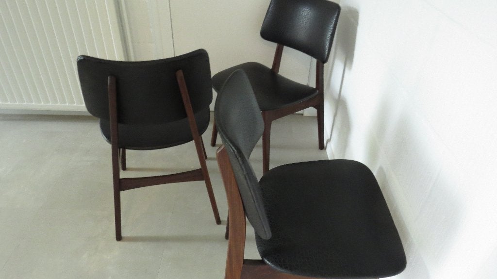 set van 3 vintage stoelen, Ophalen, Vintage