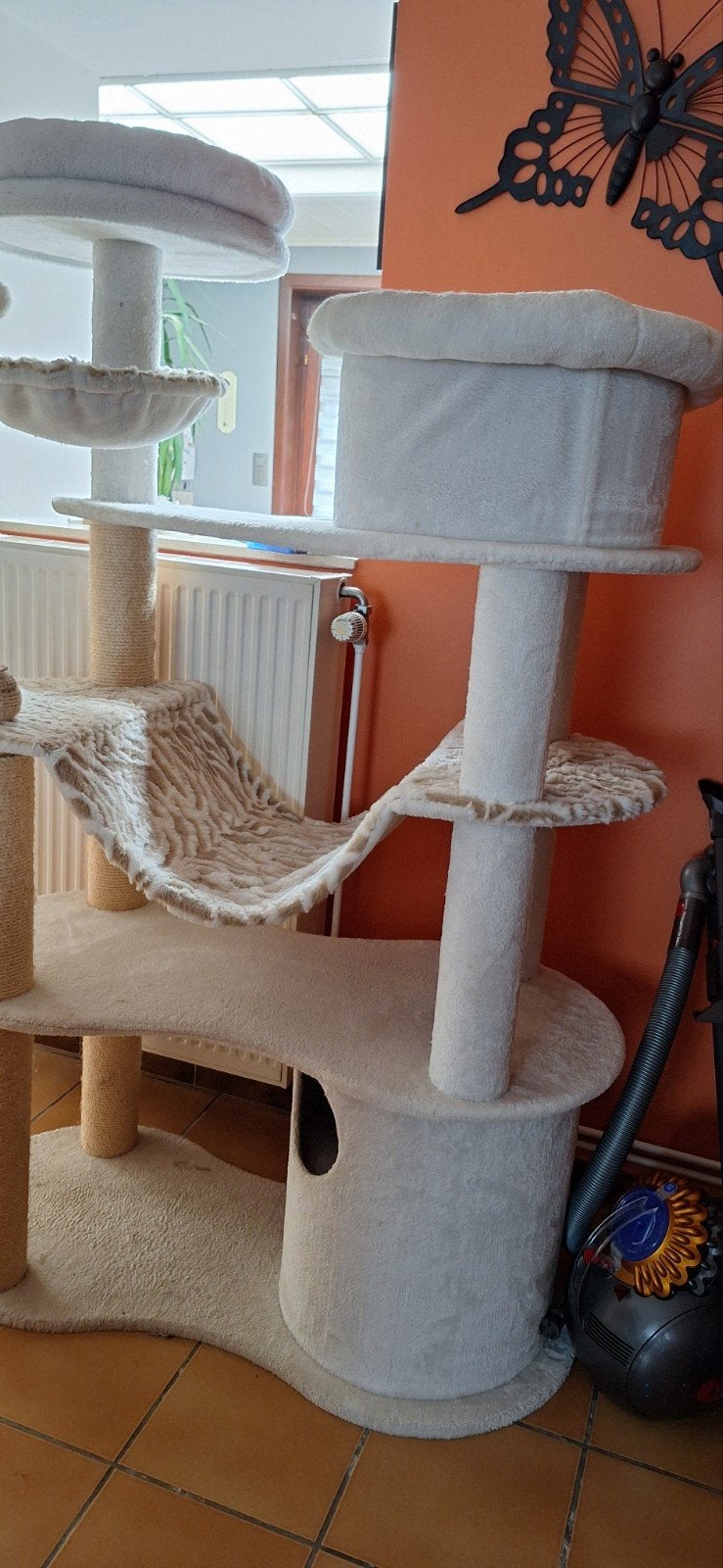 arbre a chat, Enlèvement, Utilisé, Baril à gratter