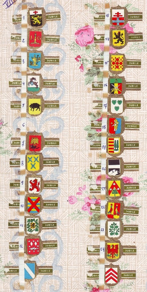 Diverse sigarenbanden 1 : Jubilé/Mercator-Vanderelst, Verzamelen, Ophalen of Verzenden, Sigarenbandjes