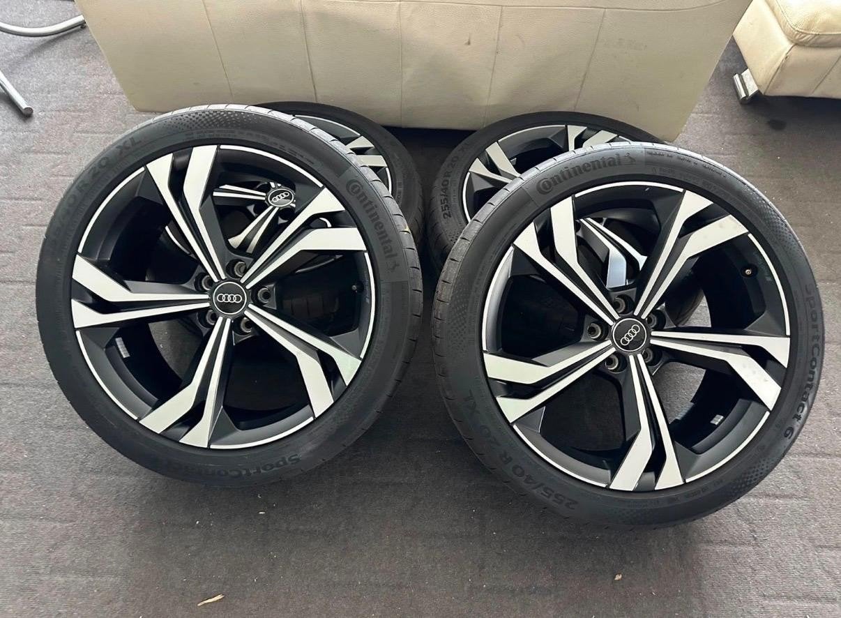 Audi velgen 20 inch Audi Q3 banden 255/40/20, Auto-onderdelen, Ophalen, Gebruikt, 255 mm, Banden en Velgen