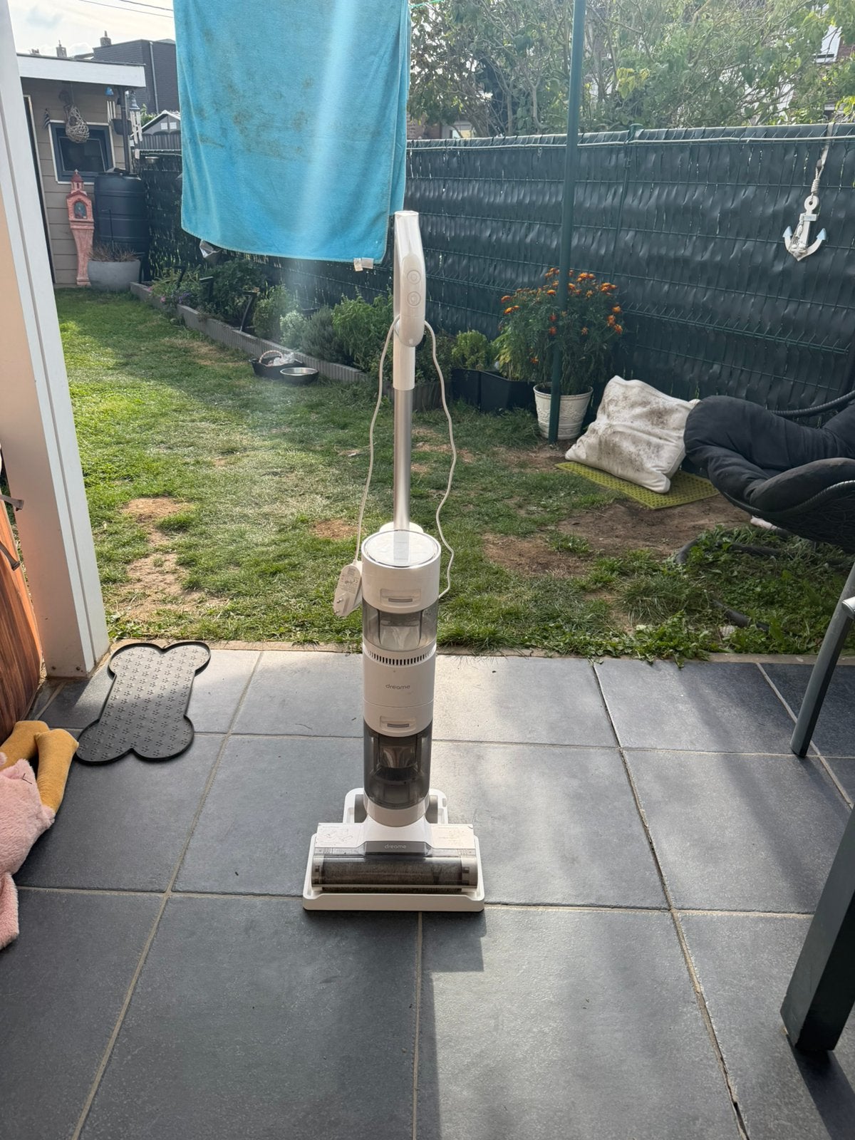 De Dreame H11-stofzuiger en -wasmachine laadt niet meer op., Ophalen, Zo goed als nieuw, Oplaadstation, Dreame