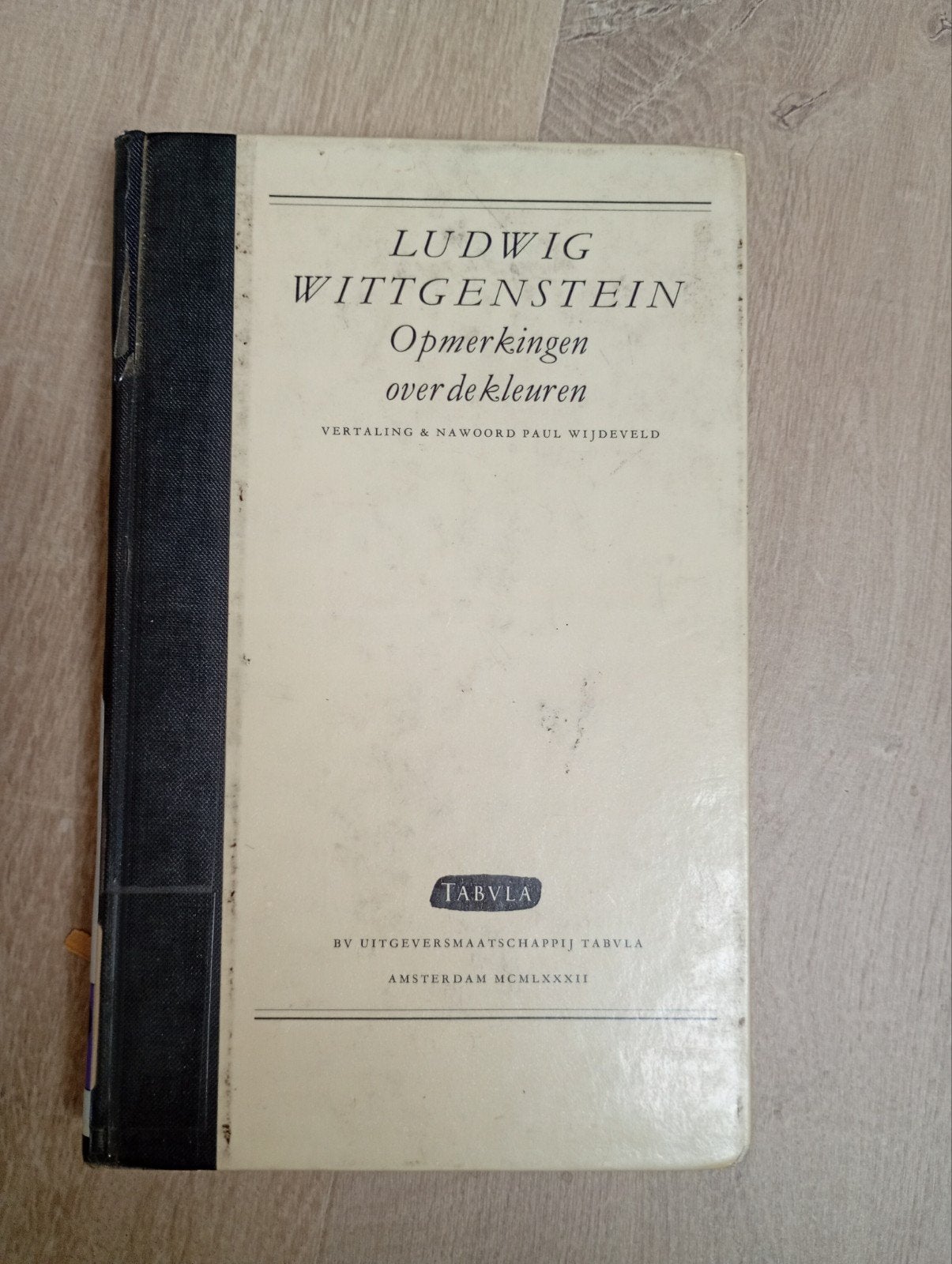 Ludwig Wittgenstein – Opmerkingen over de kleuren, Livres, Enlèvement, Utilisé