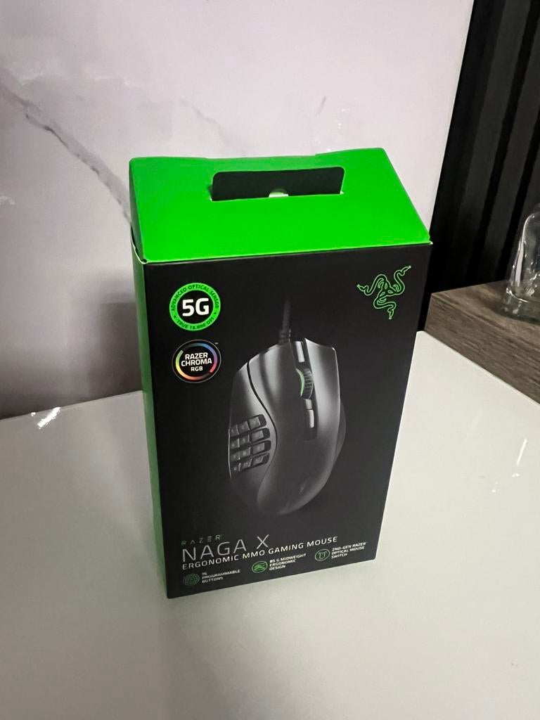 Razer Naga X | MMO Gaming Muis | Nieuwstaat (nooit gebruikt), Informatique & Logiciels, Souris, Enlèvement, Comme neuf, Souris