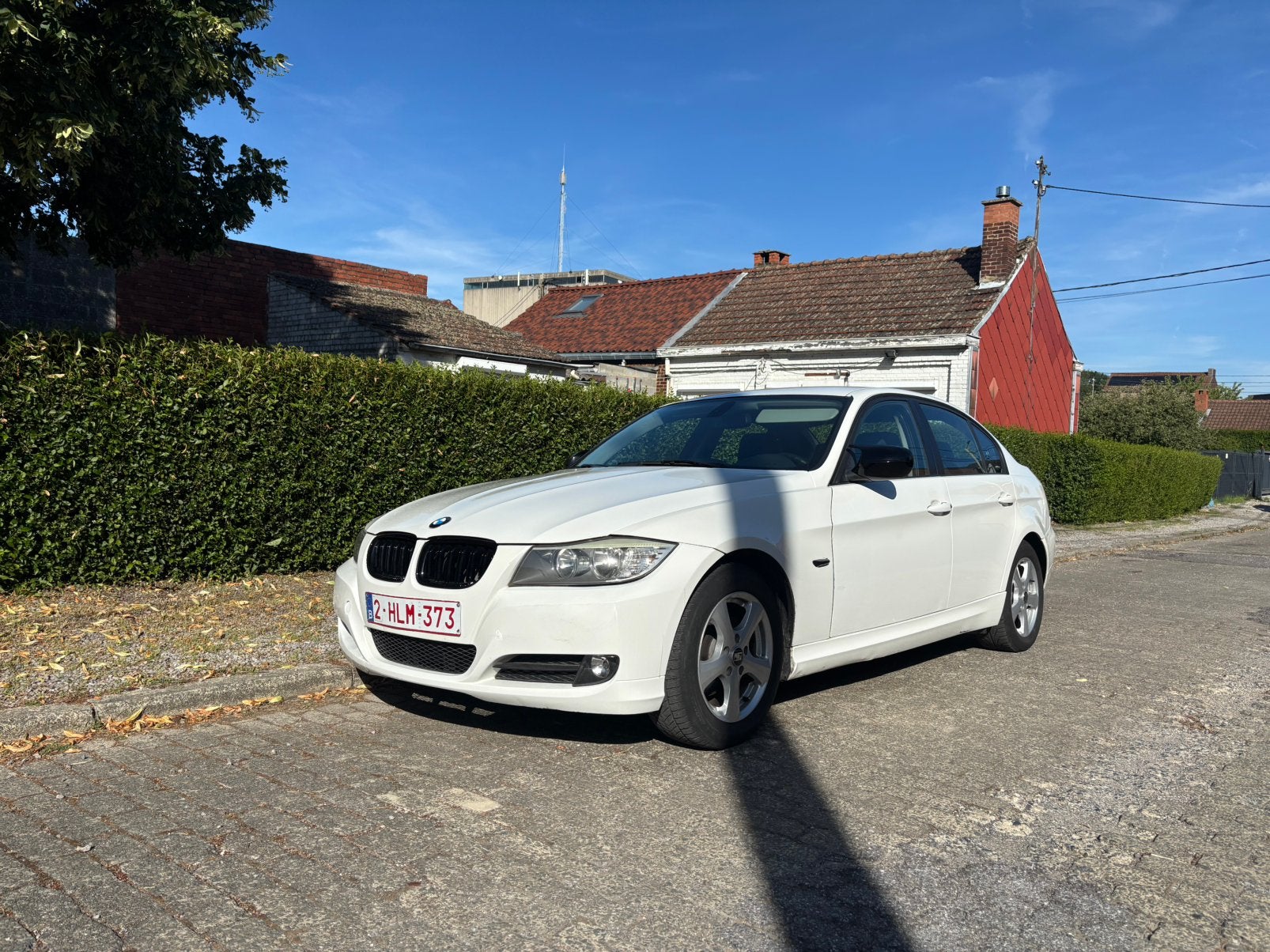 BMW 318D LCI 2011EURO5, Auto's, BMW, Euro 5, Zwart, 4 cilinders, Leder