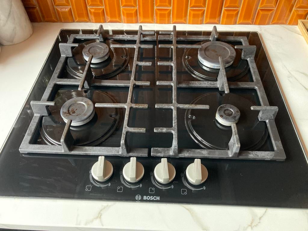 Table de cuisson Bosch, Electroménager, Tables de cuisson, Enlèvement, Utilisé, Gaz, 4 zones de cuisson