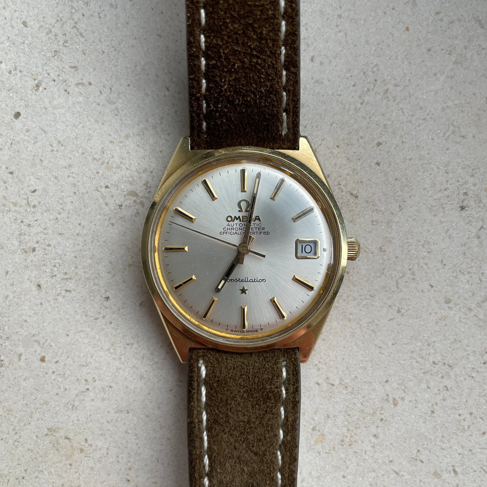 Omega Constellation 168.015, Handtassen en Accessoires, Horloges | Antiek, Ophalen, Polshorloge, Omega