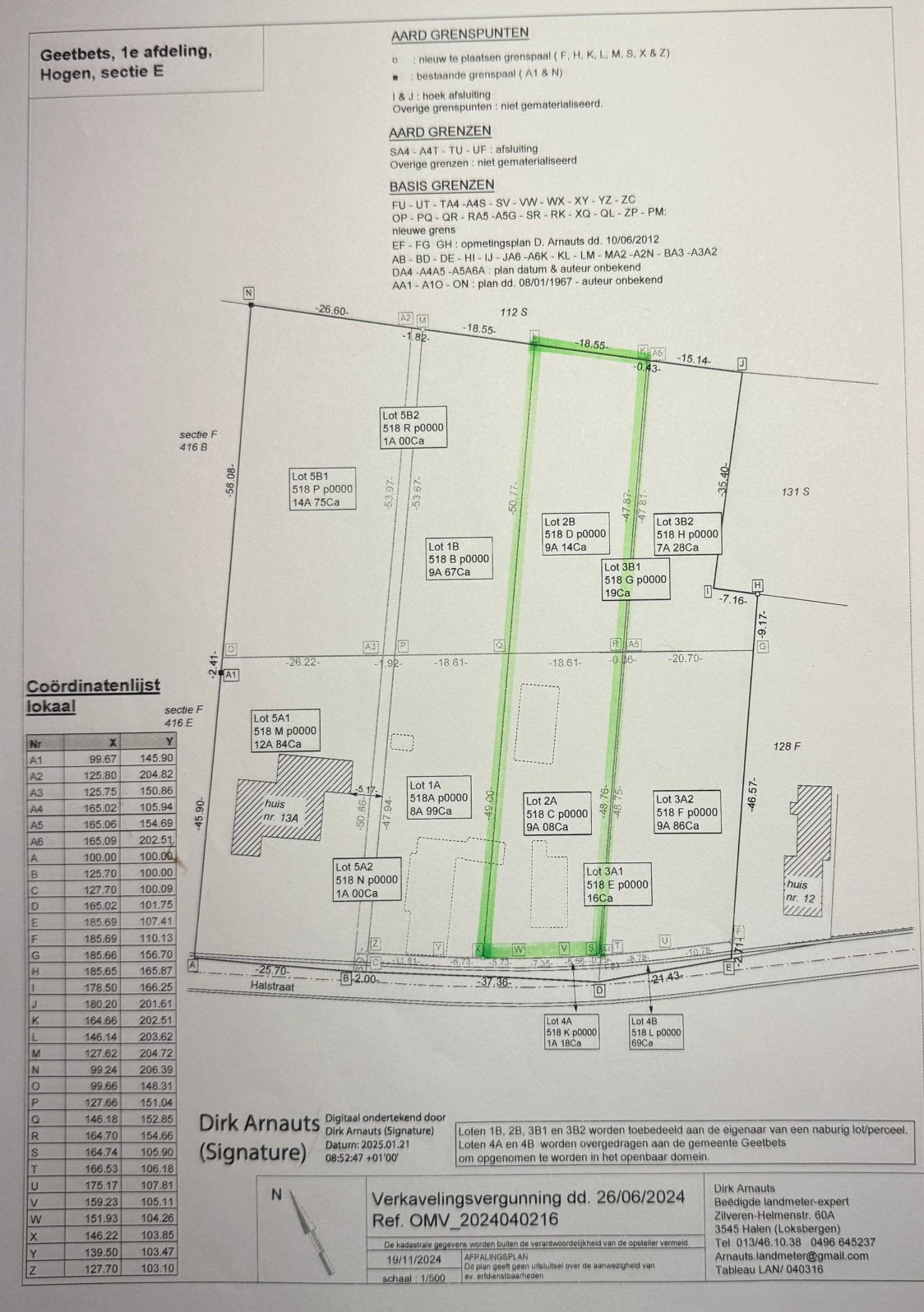 2 bouwgronden te koop Halstraat 13 Geetbets, Verkoop zonder makelaar, 1500 m² of meer