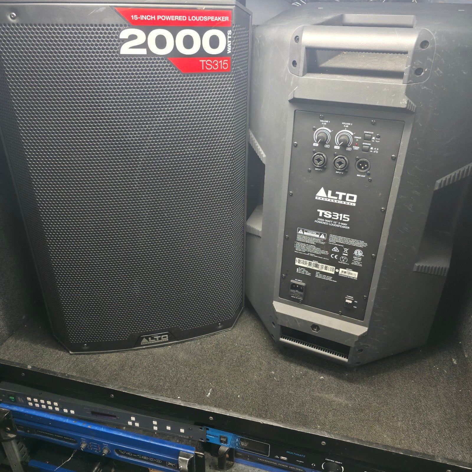 ALTO  TS315   speakers  15 inch actief   2000 watt, TV, Hi-fi & Vidéo, Enceintes, Enlèvement