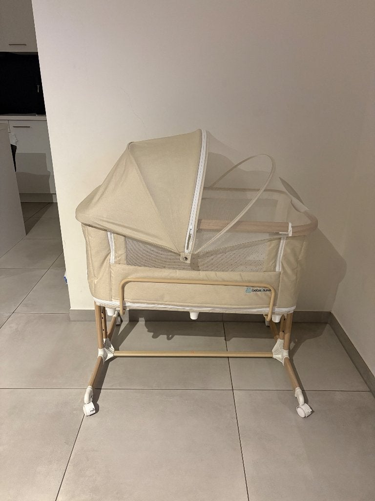 Cododo Bebe2luxe LEO 4-en-1 beige – Très bon état, Enlèvement, Comme neuf, Lit