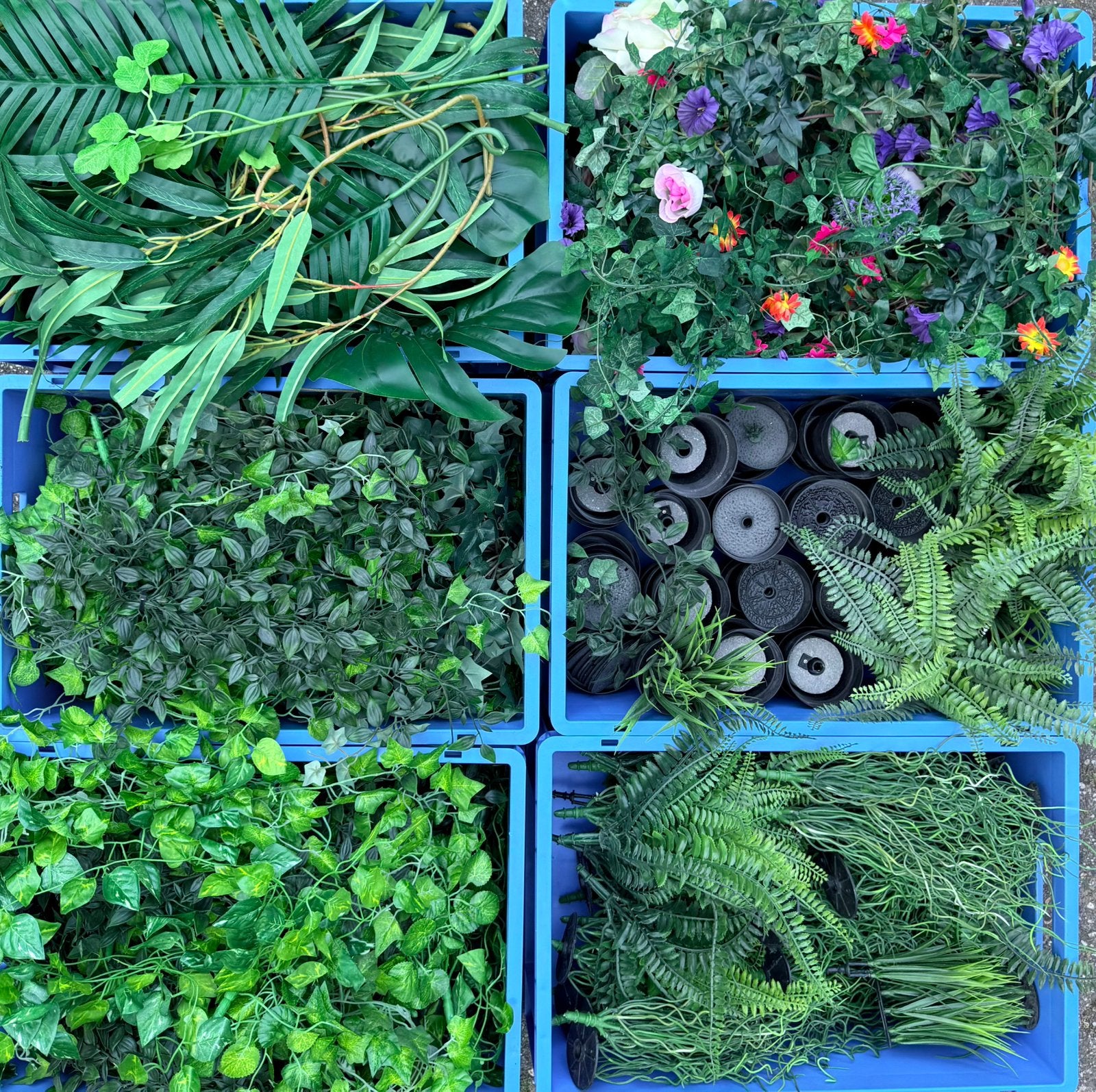 Groot lot kunstplanten — 100+ stuks, Enlèvement ou Envoi, Comme neuf, Vert
