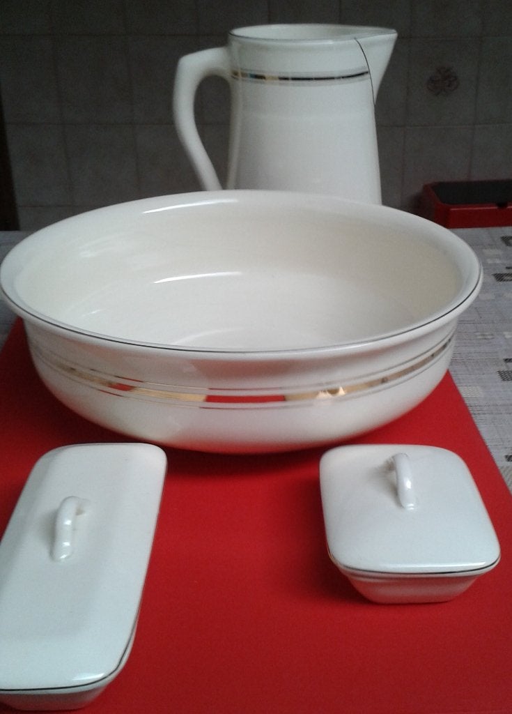 Boch Keramiek - Complete wasset - In uitstekende staat, Ophalen, Porselein of Keramiek, Overige typen, Geglazuurd