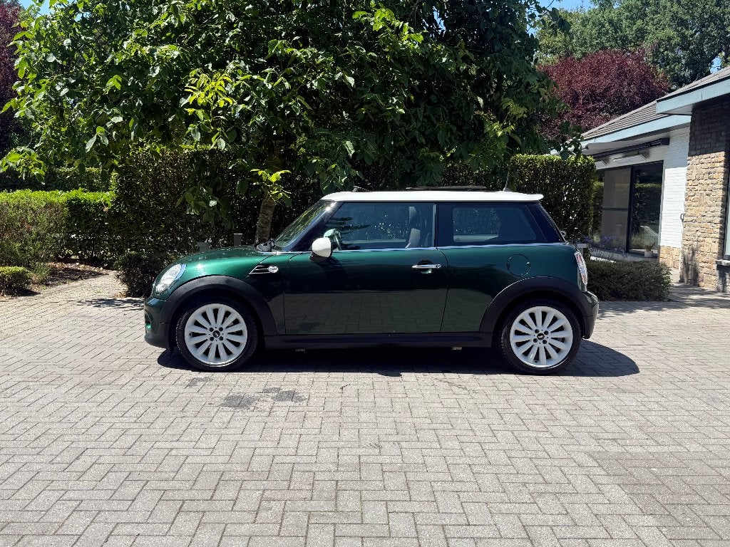 Mini Cooper – 117.214 km – 1.6 Benzine – Groot onderhoud, Auto's, Mini, Zwart, 4 cilinders, Leder en Stof, 127 g/km