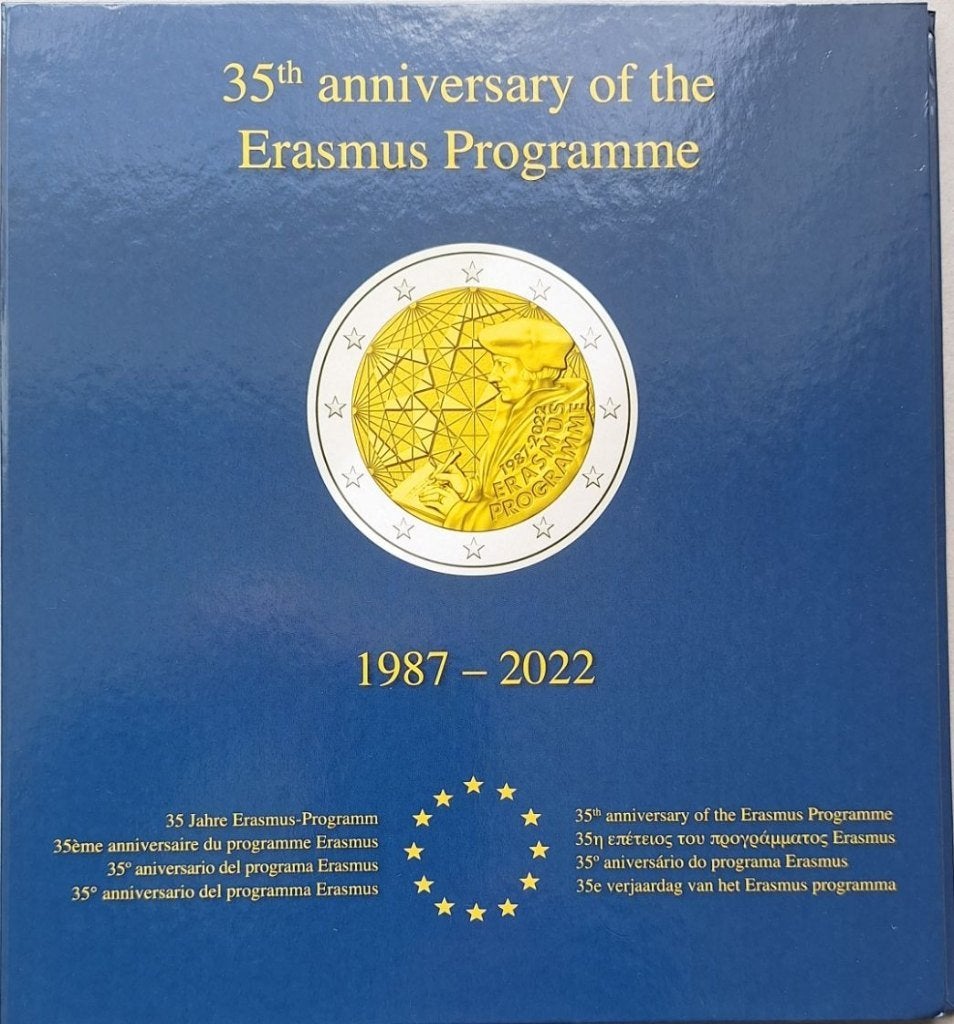 Collection de pièces de 2 euros 2022 - 35 ans d'Erasme, Enlèvement ou Envoi, Autres pays, Autres valeurs, Série
