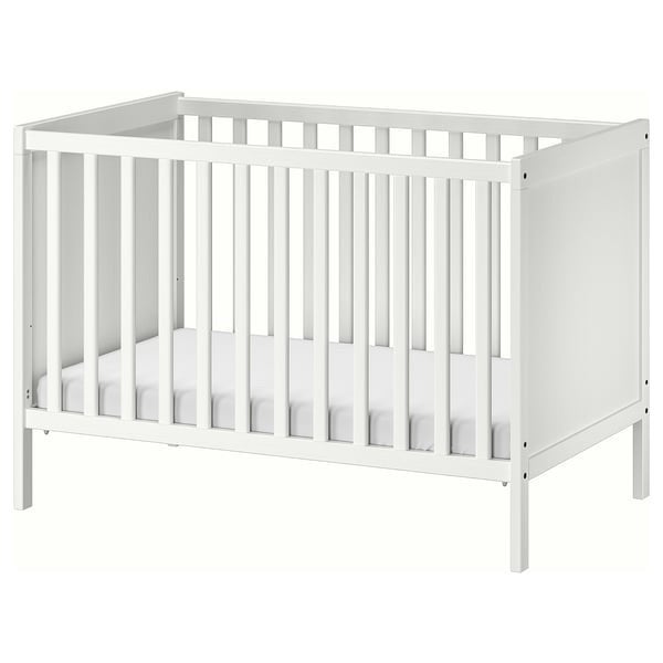 2 lits bébé Ikea Sundvik, Matelas, Moins de 70 cm, Enlèvement, Utilisé