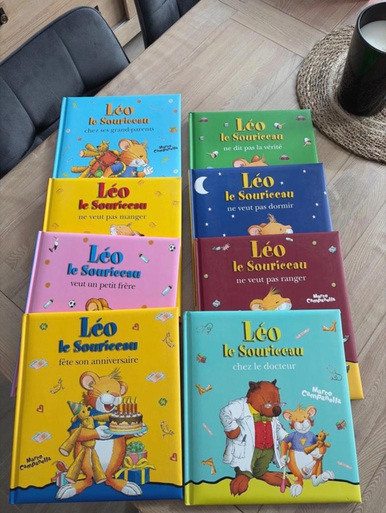 Livre enfant, collection « Léo le souriceau », Garçon ou Fille, Comme neuf, Enlèvement, Contes (de fées)