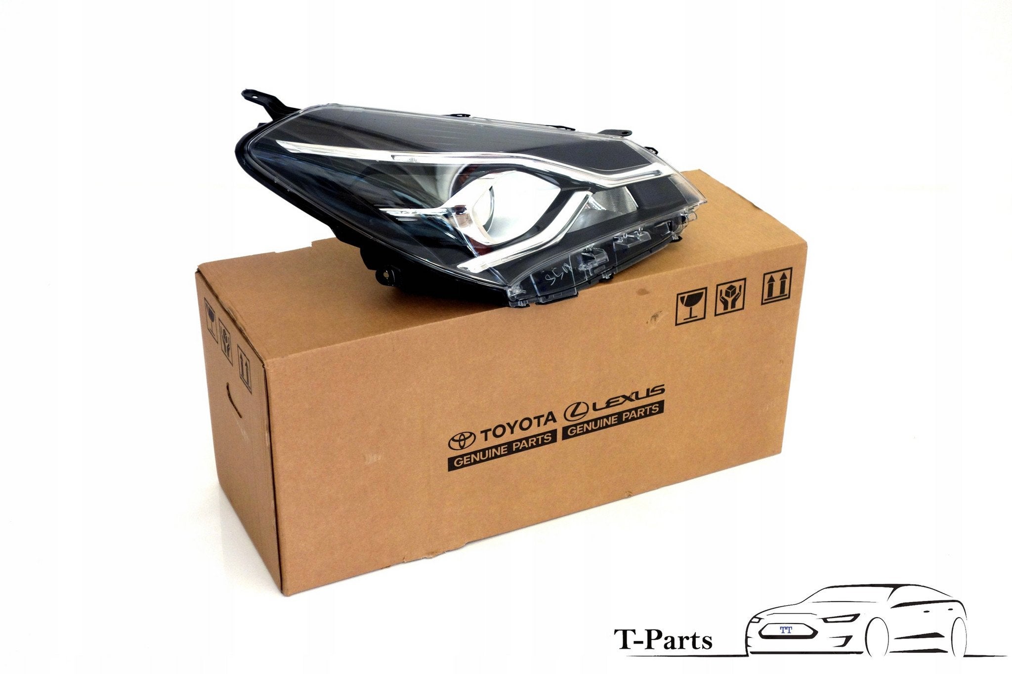 Toyota yaris Phare droit Ampoule de feux diurnes LED 81130-0, Info@fabrikant.eu, Fabrikant BV, Toyota, Utilisé