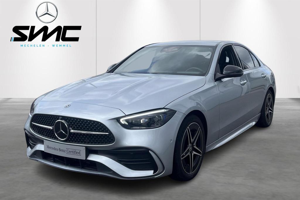 Mercedes-Benz C-klasse C 200 AMG Line, Automaat, 4 deurs, Zwart, 4 cilinders