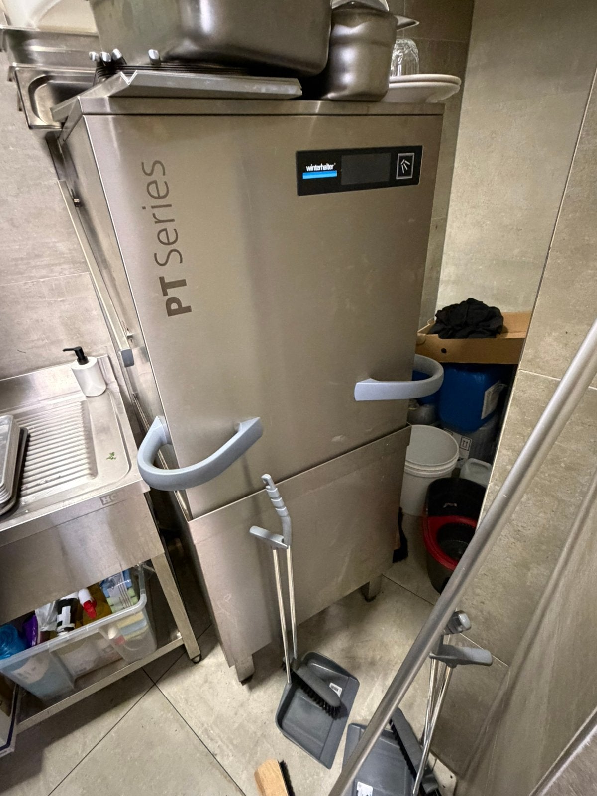 Winterhalter PT-M doorschuifvaatwasmachine, Zakelijke goederen, Ophalen, Gebruikt, Wassen en Drogen