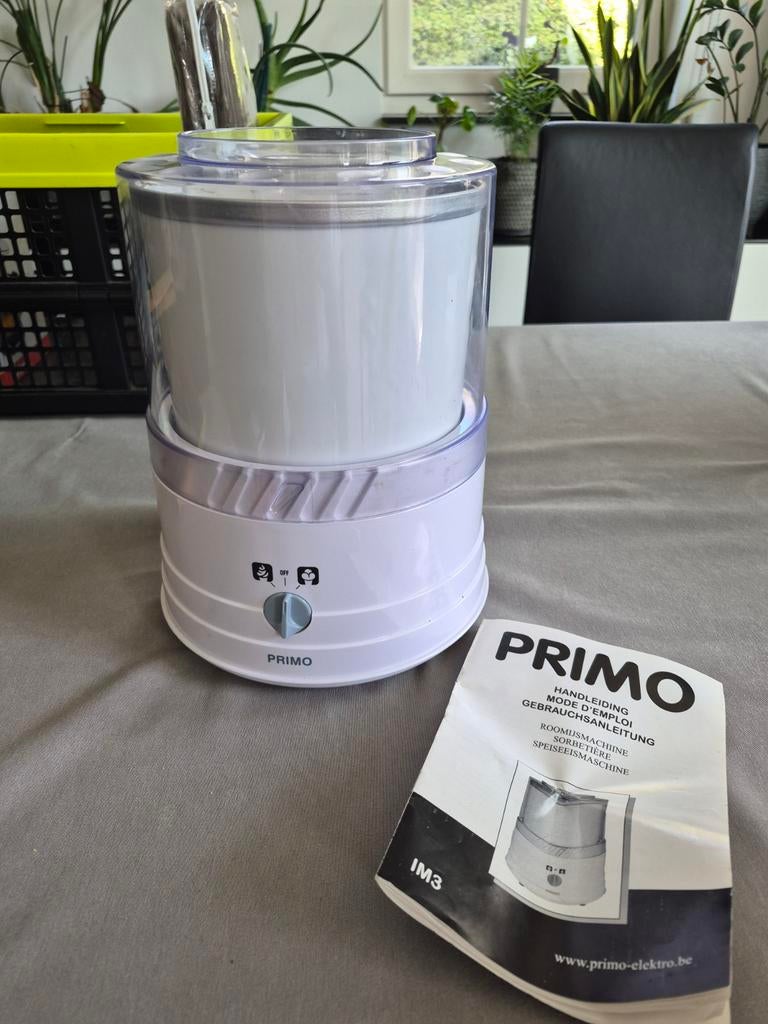 Primo ijsmachine, Ophalen of Verzenden, Zo goed als nieuw, Koelelement