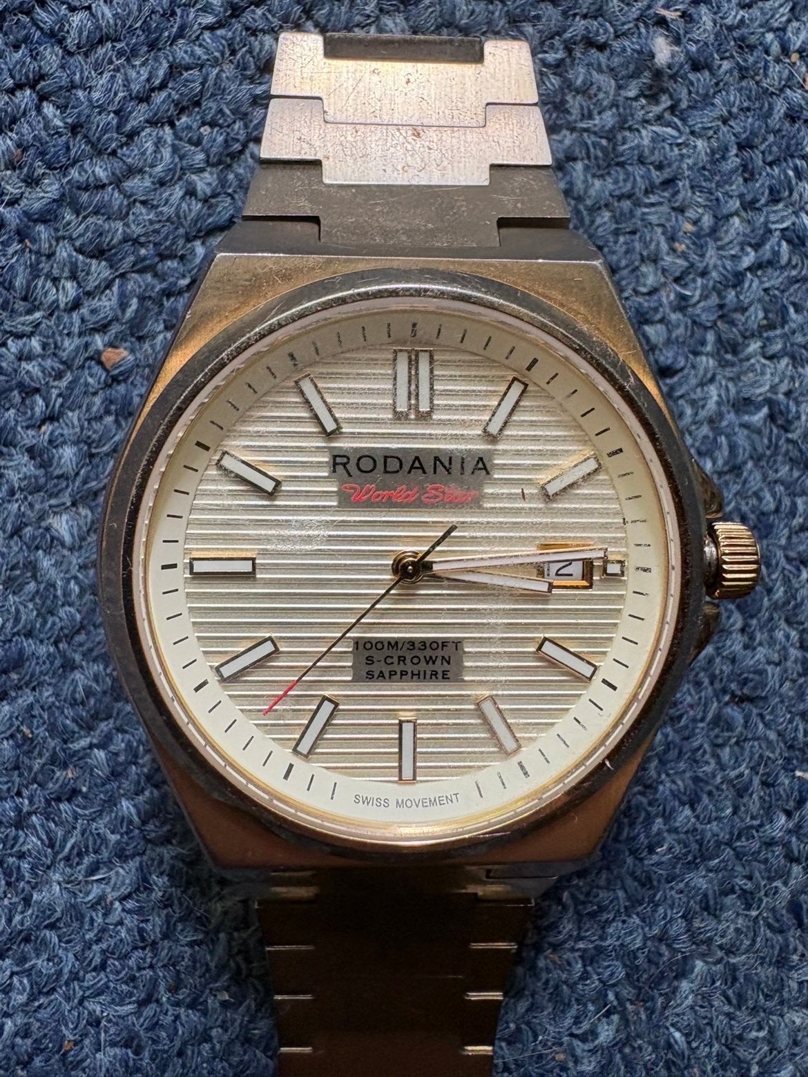 Rodania world star, Handtassen en Accessoires, Horloges | Heren, Overige merken, Polshorloge, Ophalen of Verzenden, Zo goed als nieuw