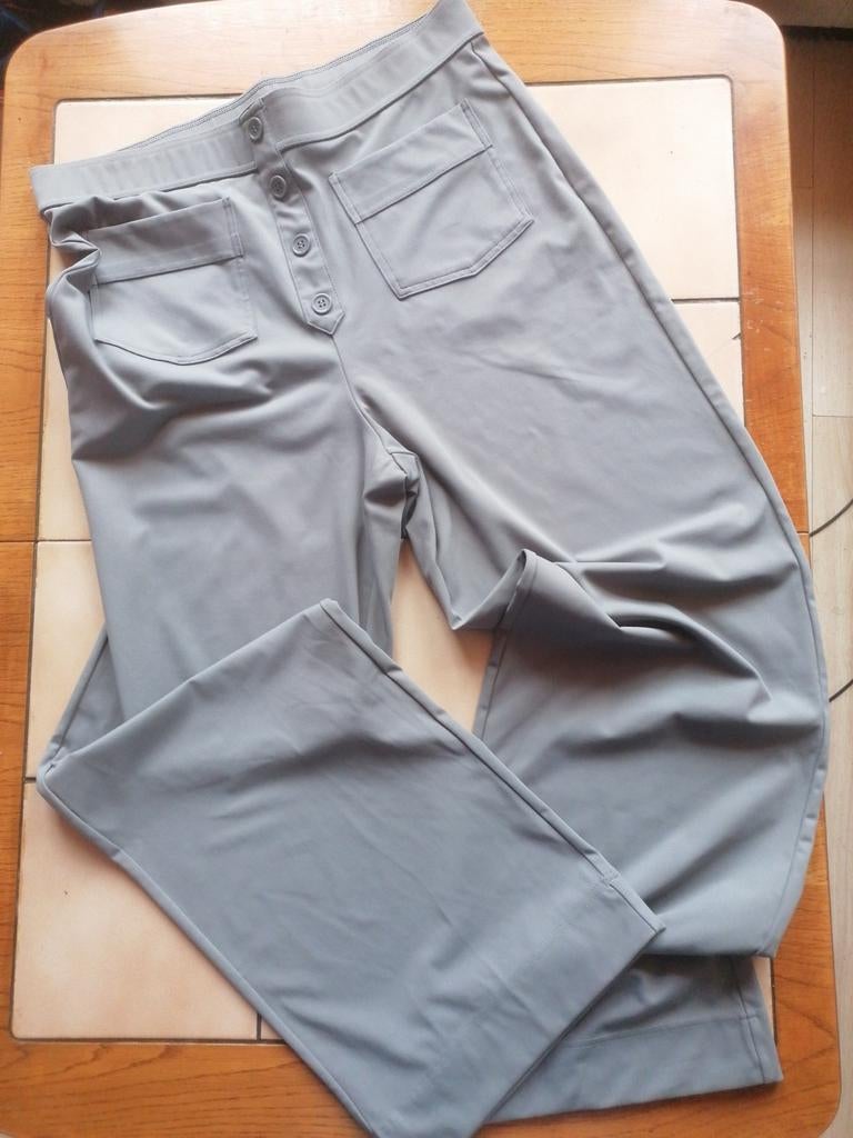 Stretch broek, Ophalen of Verzenden, Maat 46/48 (XL) of groter, Grijs