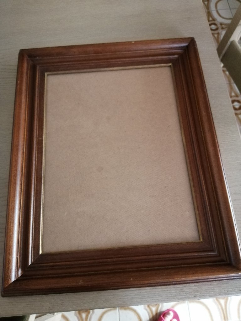 houten fotokader 50 cm op 40 cm, TV, Hi-fi & Vidéo, Enlèvement ou Envoi, Suspendu, Comme neuf, Cadre interchangeable
