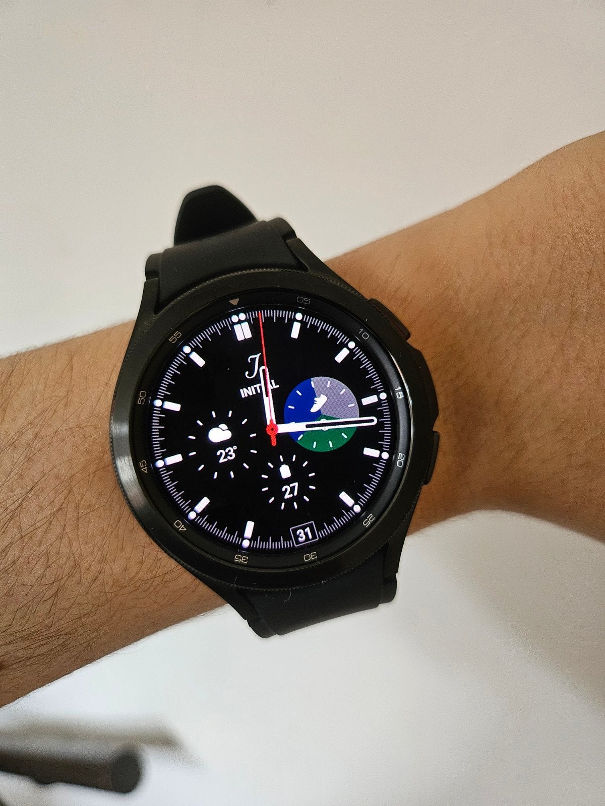 Galaxy Watch4 Classic - Noir 46mm, Bijoux, Sacs & Beauté, Enlèvement ou Envoi, État, Noir