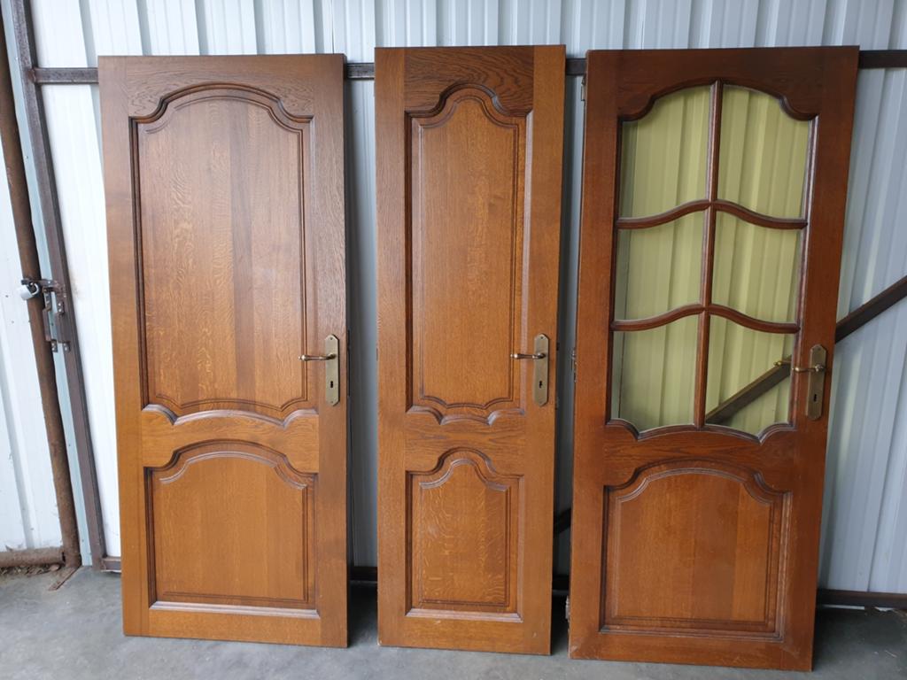 Portes en bois plein., Enlèvement, Bois