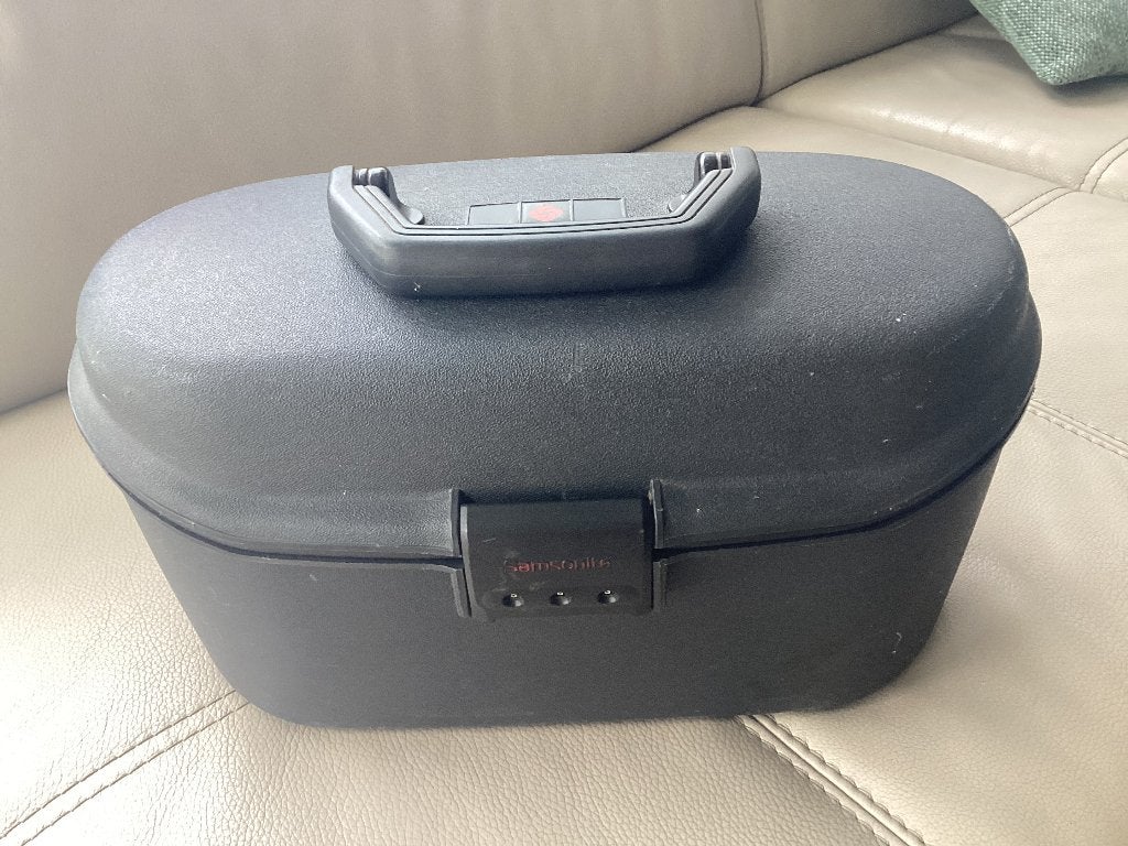 Beautycase, Handtassen en Accessoires, Ophalen, Gebruikt, Zwart, Met slot