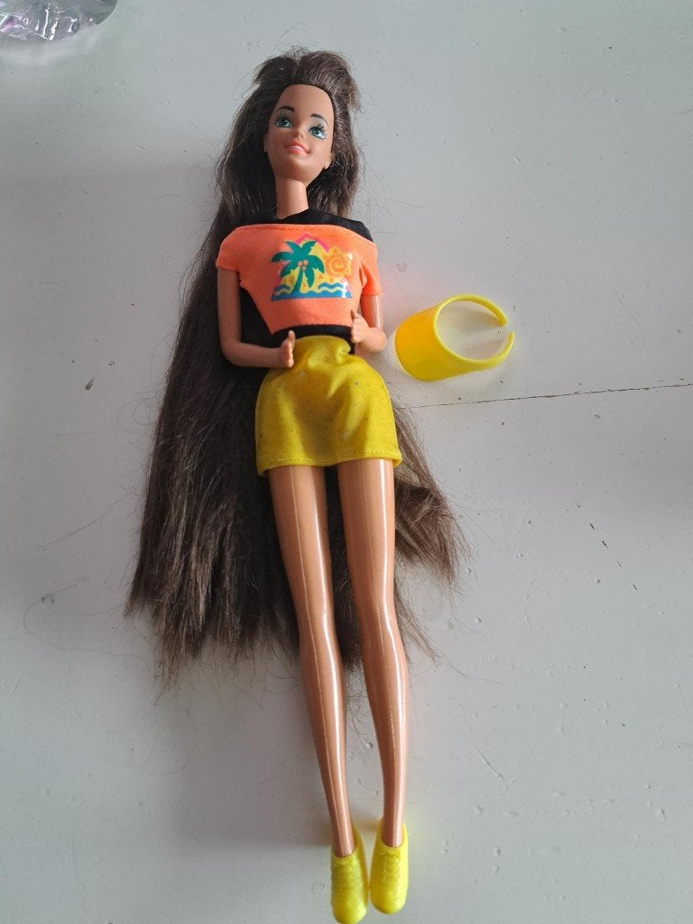 Barbie teresa glitter hair 1993 vintage mattel, Verzenden, Gebruikt