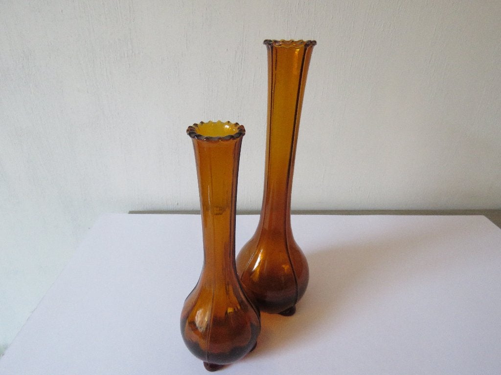 Set de 2 verres ambrés Solifleur, Enlèvement ou Envoi